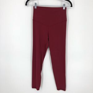 Aerie High Rise Leggings Womens Medium Red Soft Comfy Lounge Stretchy‎